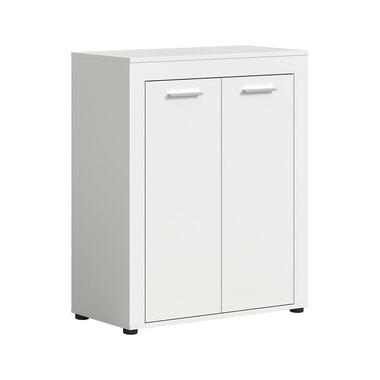 Hioshop Jam schoenenkast 2 deuren wit product