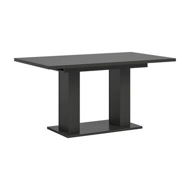 Hioshop Motion eetkamertafel dubbele zuilpoot 90x150/190cm incl 1 verlengblad product