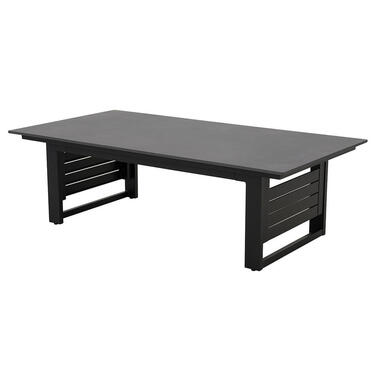 Hioshop Iris tuintafel verstelbaar zwart- donkergrijs product