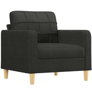 vidaXL - Fauteuil - Zwart - Stof - 60 cm product