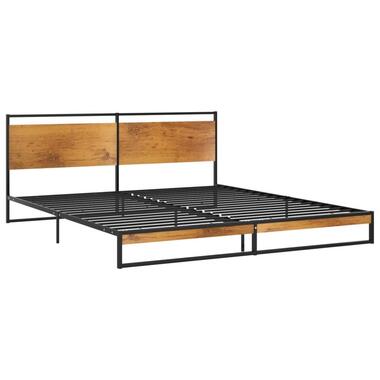 vidaXL - Bedframe - Zwart - Metaal - 180 x 200 cm product