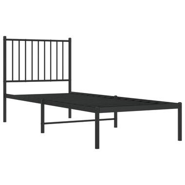 vidaXL - Bedframe - Zwart - Staal - 80 x 200 cm product