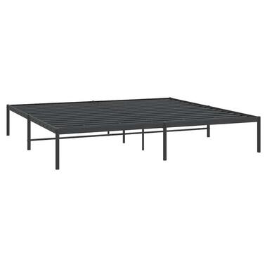 vidaXL - Bedframe - Zwart - Staal - 183 x 213 cm product