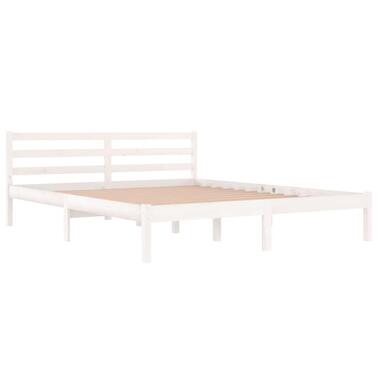 vidaXL - Bedframe - Wit - Grenenhout - 160 x 200 cm product