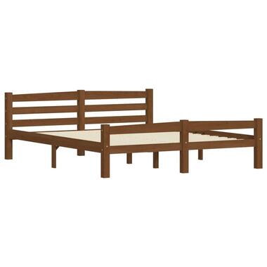 vidaXL - Bedframe - Honingbruin - Grenenhout - 160 x 200 cm product