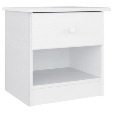 vidaXL - Nachtkastje ALTA - Wit - Grenenhout - 41 x 35 x 41 cm product