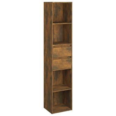 vidaXL - Boekenkast - Eikenkleurig - Bewerkt hout - 36 x 30 x 171 cm product