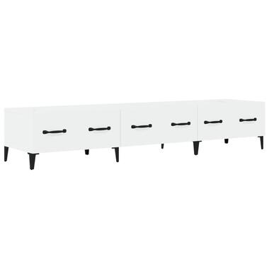 vidaXL - Tv-meubel - Hoogglans wit - Bewerkt hout - 150 x 34.5 x 30 cm product