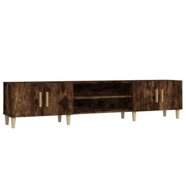 vidaXL - Tv-meubel - Eikenkleurig - Bewerkt hout - 180 x 31.5 x 40 cm product
