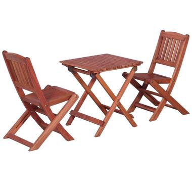 vidaXL - Bistroset voor kinderen - Bruin - Hout - 3 stuks product