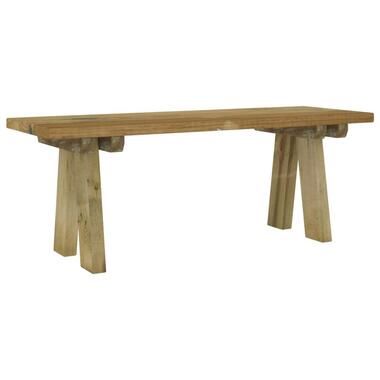 vidaXL - Tuinbank - Bruin - Grenenhout - 110 x 38 x 45 cm product