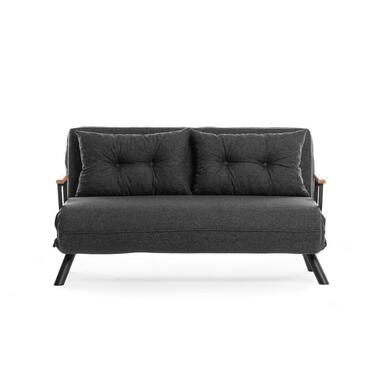 CALICOSY - Slaapbank SANDO - Donkergrijs - 41x133x50 cm product
