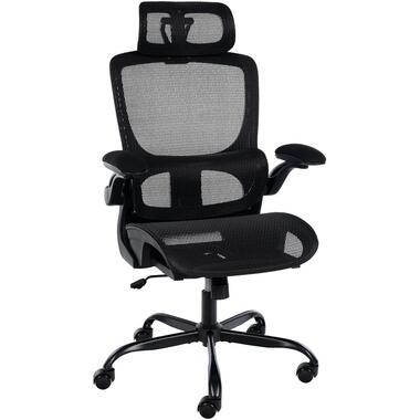 CLP Bureaustoel Kaylee zwart Frame - Kunststof - zwart product