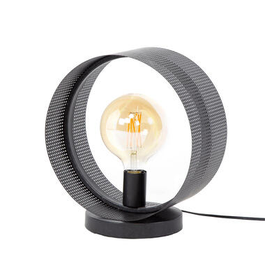 Fraaai - Guus tafellamp 1L ring geperforeerd - charcoal product