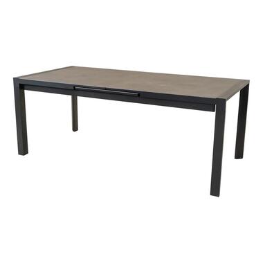 Les - Lagos uittrektafel 200/260x96 cm -matt antraciet product