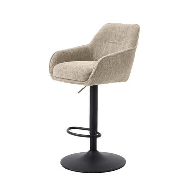 Nordic Home - Ellis verstelbare barstoel stof - beige product