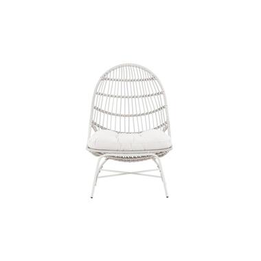 Svea - Ines outdoor loungestoel - wicker - wit product