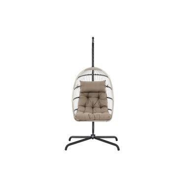Svea - Hana hangstoel - zwart/grijs product