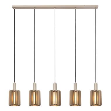 Lucide LAMBRES Hanglamp - Taupe product