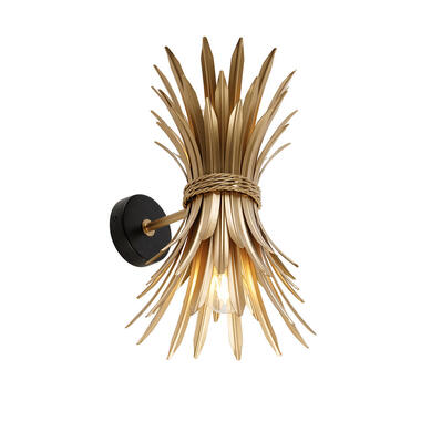 Qazqa wandlampen wesley goudkleurig e27 product