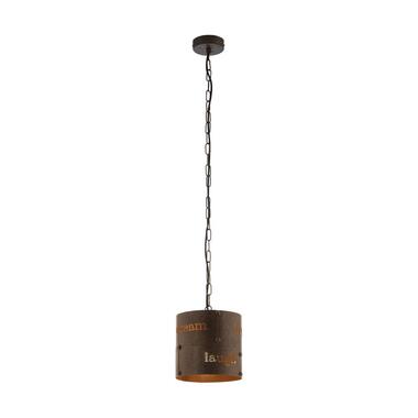 EGLO Coldingham Hanglamp - E27 - Staal - Roestbruin/ product