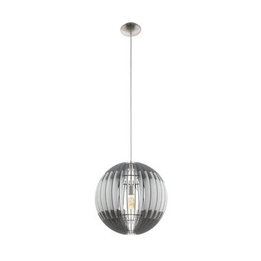 EGLO Olmero Hanglamp - E27 - Staal/Hout - Wit:Grijs product
