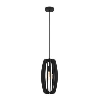 EGLO Bajazzara Hanglamp - E27 - Hout - Zwart product