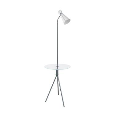 EGLO Policara Staande lamp - E27 - Staal/Glas - Wit:Grijs product