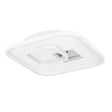 EGLO Tiriolo Plafonnière - LED - Kunststof - Wit/Zilver product