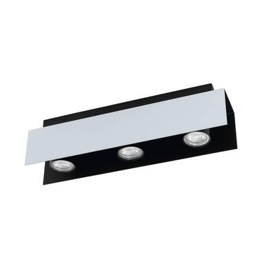 EGLO Viserba Plafonnière - GU10 - Staal - Zwart/Wit product