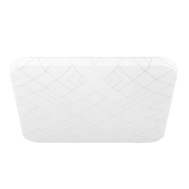 EGLO Rende Plafonnière - LED - Kunststof - Wit/Zilver product