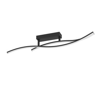 EGLO Grisolia Plafonnière - LED - Staal/Kunststof - Zwart/Wit product