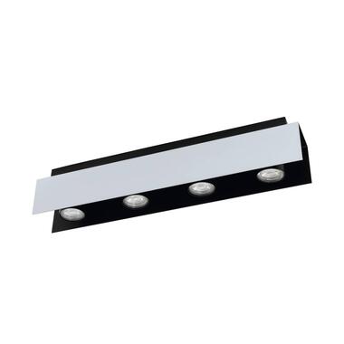EGLO Viserba Plafonnière - GU10 - Staal - Zwart/Wit product