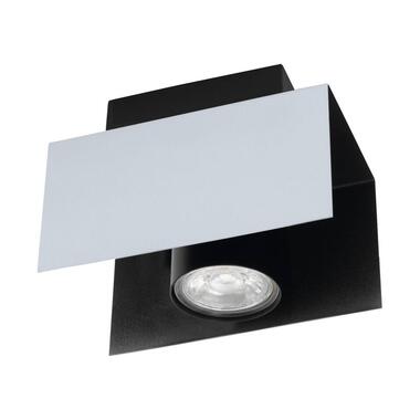 EGLO Viserba Plafonnière - GU10 - Staal - Zwart/Wit product