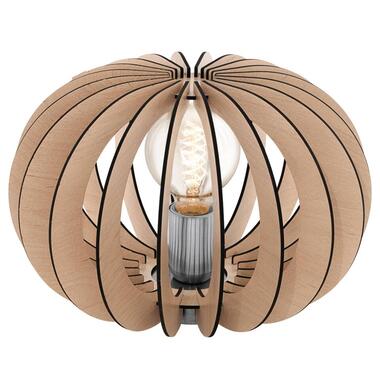 EGLO Stellato Tafellamp - E27 - Staal/Hout - Bruin product
