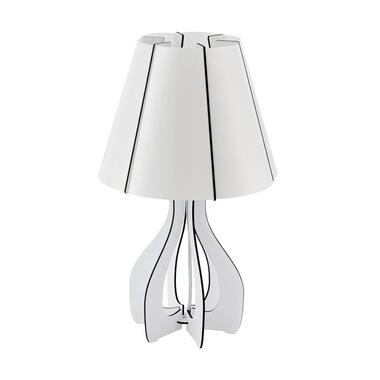 EGLO Cossano Tafellamp - E27 - Kunststof/Hout - Wit product