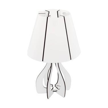 EGLO Cossano Tafellamp - E14 - Kunststof/Hout - Wit product