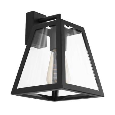 EGLO Amesbury 1 Wandlamp - E27 - Staal/Glas - Zwart product