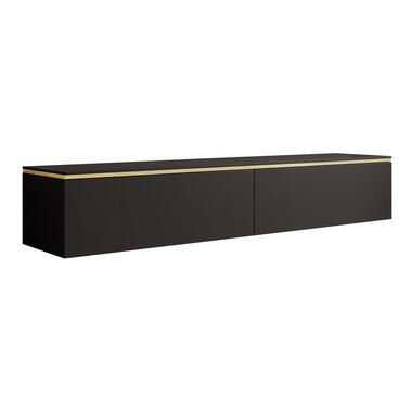 Meubella - TV-Meubel Assunta - Mat zwart - 180 cm product