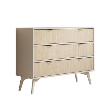 Meubella - Ladekast Essence - Beige - Licht eiken - 106 cm product