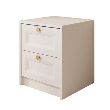 Meubella - Nachtkastje Rumble - Wit - 40 cm product