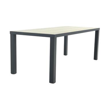 VDG Nola tuintafel 210x90 cm. - Antraciet/Houtlook product