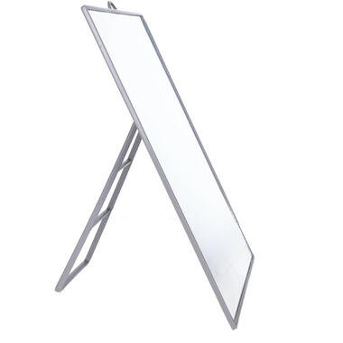 Tendance make-up spiegel - grijs - kunststof - 30 x 22 cm product