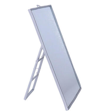 Tendance make-up spiegel - grijs - kunststof - 23 x 17 cm product