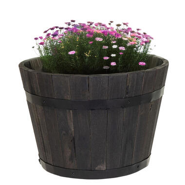 Mega Collections Plantenbak/bloempot Barrel - D40 x H24 cm product