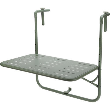 Pro Garden Balkon tafel - metaal - groen - 60 x 43 cm product