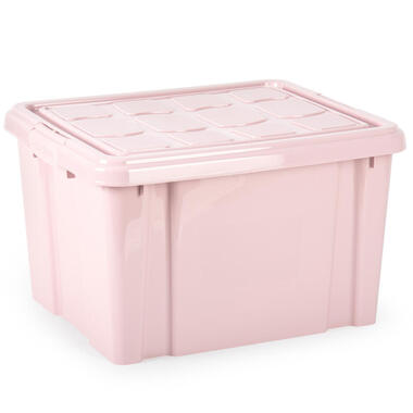 Plasticforte Multi Storage Opslagbox - roze - 25L product
