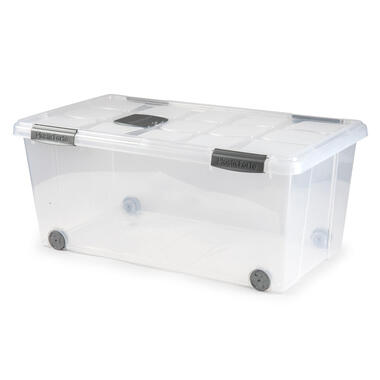 Plasticforte Opslagbak met deksel - 1x - 61L - 73 x 41 x 32 cm product