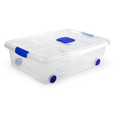 Plasticforte Opslagbak met deksel - 1x - 31L - 62 x 45 x 18 cm product