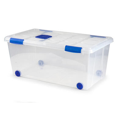 Plasticforte Opslagbak met deksel - 1x - 61L - 73 x 41 x 32 cm product